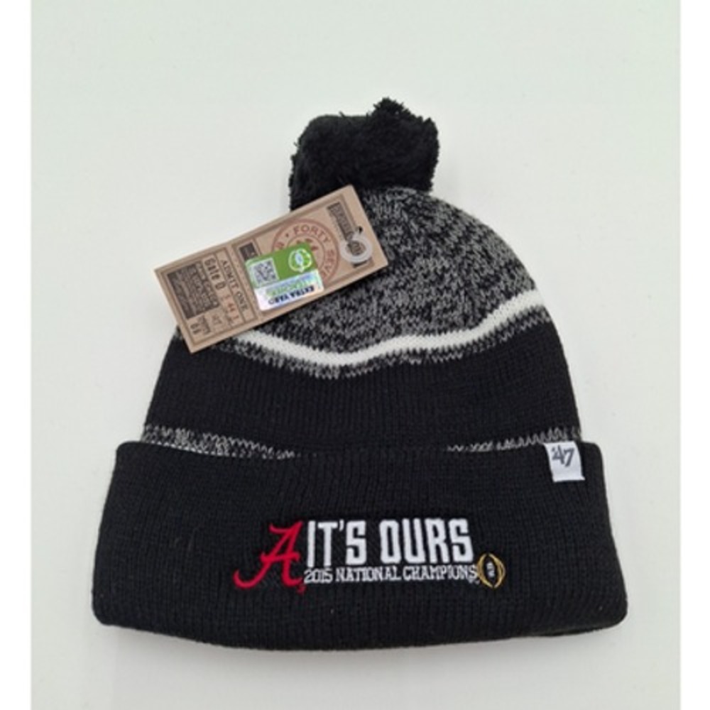 Alabama Crimson Tide 47 Brand 2015 Football National Champions Beanie NWT